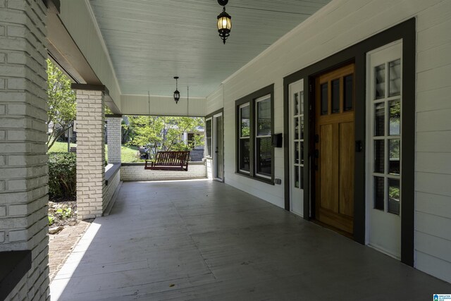 1730 Cullom St S, Birmingham, AL 35205 - view of patio / terrace with covered porch