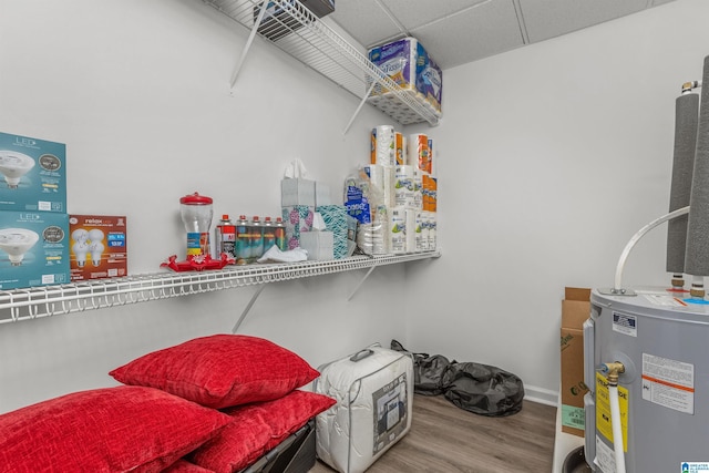 interior space with water heater