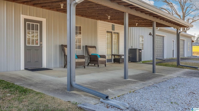 view of patio / terrace featuring cooling unit