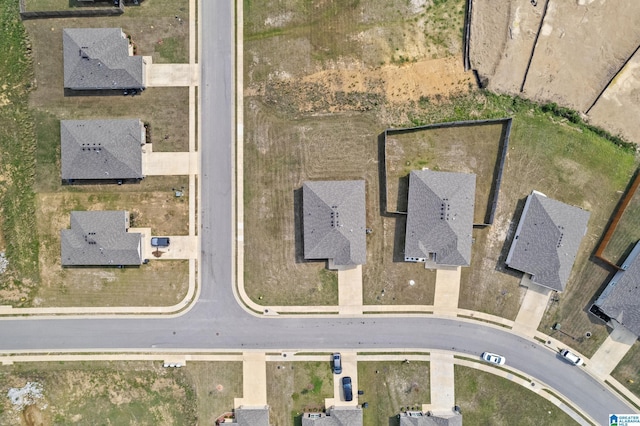 birds eye view of property featuring a residential view
