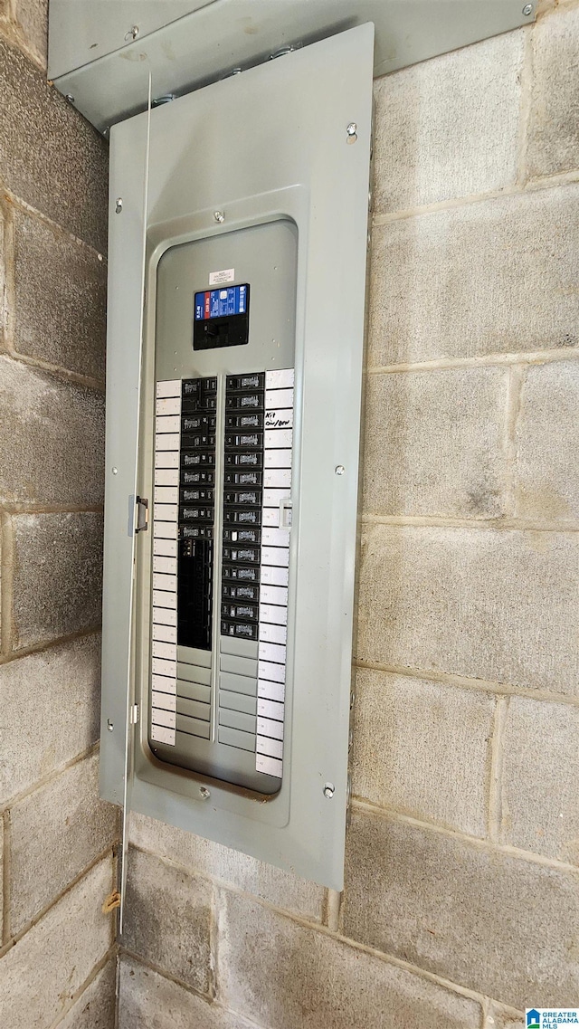 utility room featuring electric panel