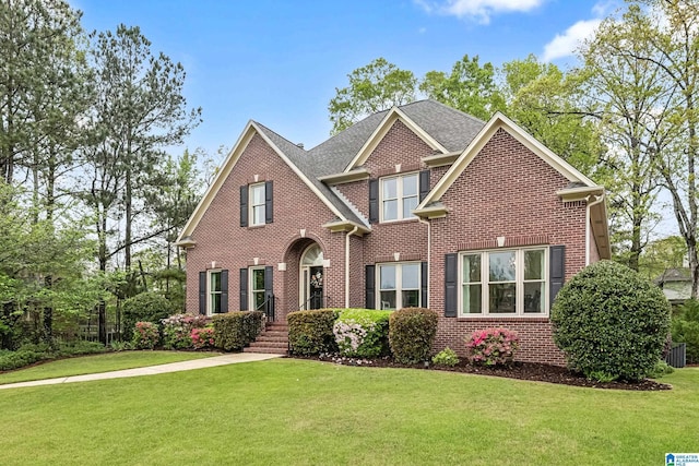 5006 Aberdeen Way, Hoover, AL 35242 - view of front of house with a front yard and brick siding