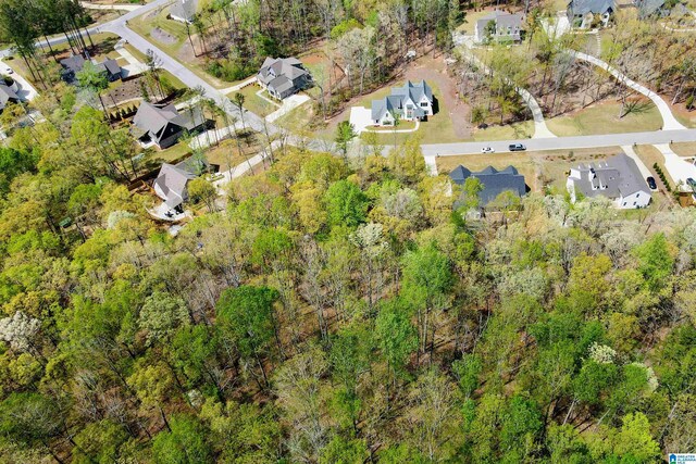 aerial view featuring a residential view