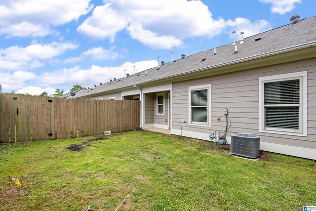 6106 Townley Ct, Mccalla, AL 35111 - back of property with cooling unit, fence, and a lawn