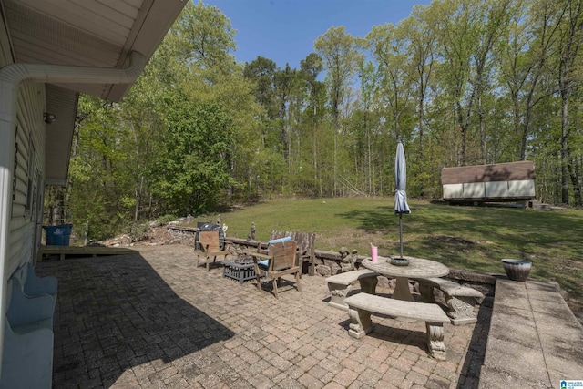 view of patio