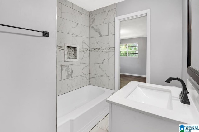 6616 4th Ave S, Birmingham, AL 35212 - full bath featuring vanity and baseboards