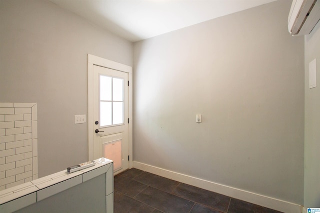 672 Kent Dairy Rd, Alabaster, AL 35007 - entryway with baseboards and a wall mounted AC