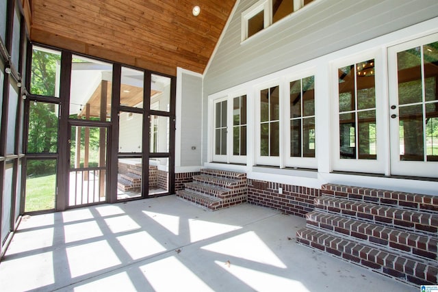 672 Kent Dairy Rd, Alabaster, AL 35007 - unfurnished sunroom featuring plenty of natural light and french doors