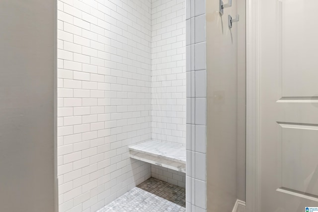 1119 Crest Ave, Homewood, AL 35209 - full bath with a stall shower