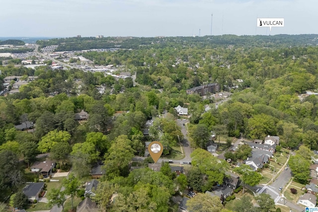 1119 Crest Ave, Homewood, AL 35209 - aerial view featuring a forest view