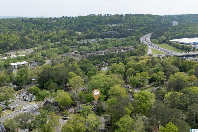 1119 Crest Ave, Homewood, AL 35209 - birds eye view of property with a view of trees