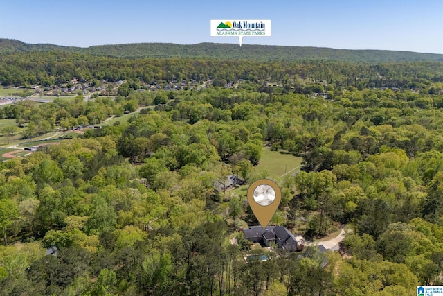 5448 Palomino Trl, Birmingham, AL 35242 - bird's eye view featuring a view of trees