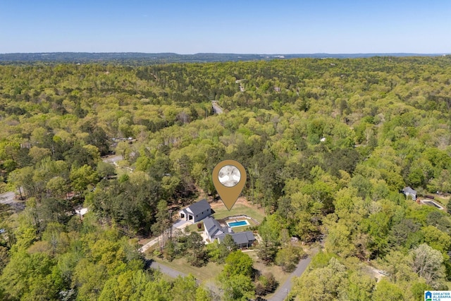 5448 Palomino Trl, Birmingham, AL 35242 - birds eye view of property with a view of trees