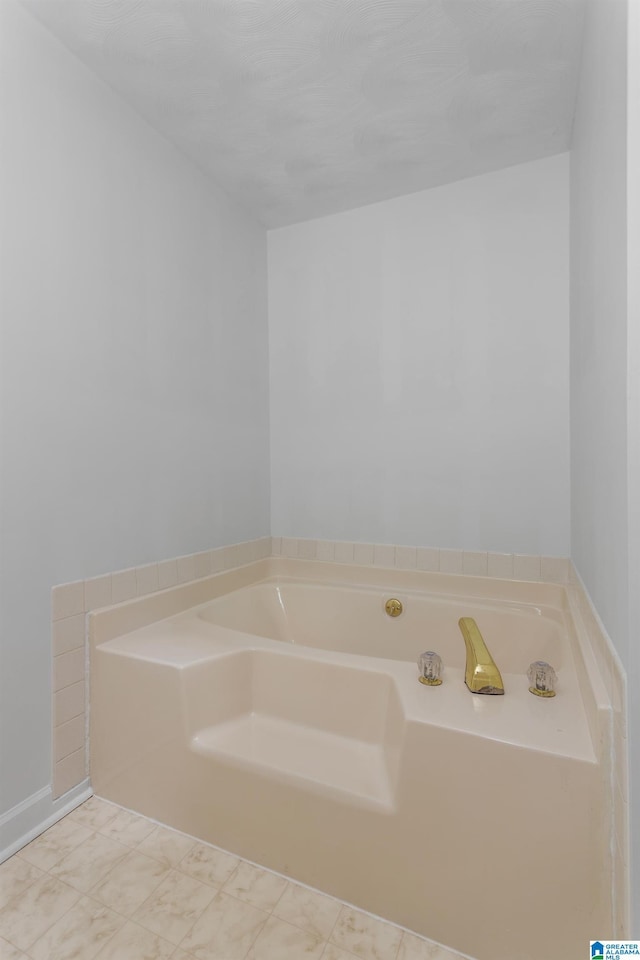 bathroom with a bath