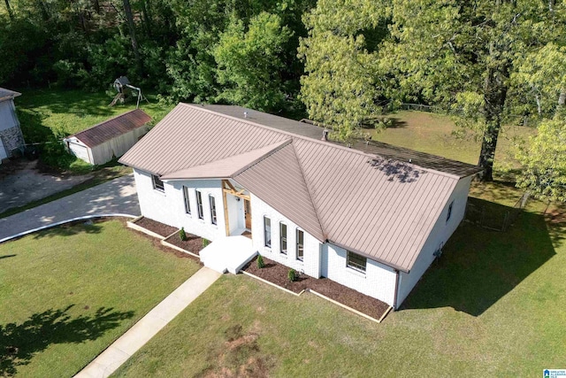 aerial view