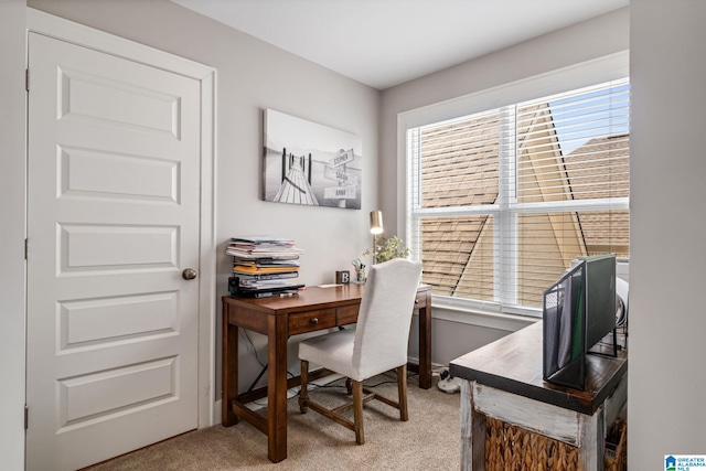 6037 Clubhouse Dr, Trussville, AL 35173 - home office with light carpet and plenty of natural light