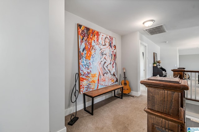 6037 Clubhouse Dr, Trussville, AL 35173 - hall with light carpet and baseboards