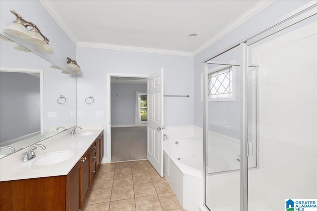 5592 Summit Pointe, Pinson, AL 35126 - full bath with a sink, a tub with jets, and a healthy amount of sunlight