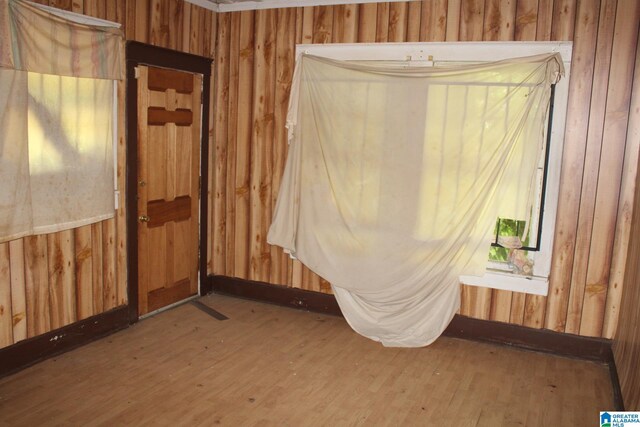 440 12th St W, Birmingham, AL 35208 - interior space with wooden walls and wood finished floors