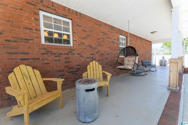 view of patio / terrace featuring a porch