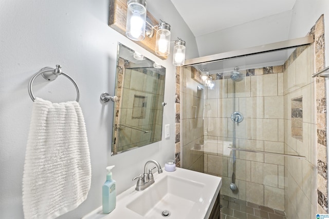 2110 S 4th Ave, Irondale, AL 35210 - bathroom featuring a stall shower and vanity