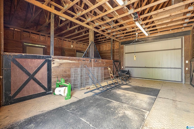 view of stable