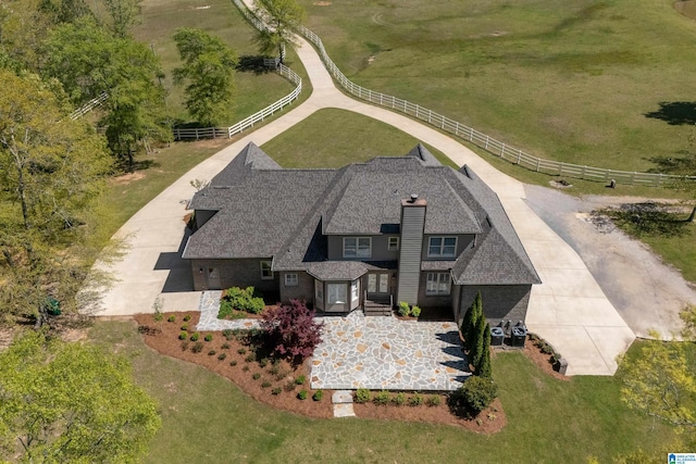 drone / aerial view