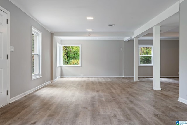 686 Ridge Top Cir, Birmingham, AL 35206 - unfurnished room featuring light wood-style flooring and baseboards