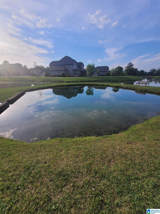 view of water feature