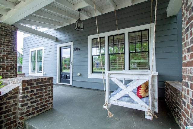 3881 Ross Park Dr, Hoover, AL 35226 - view of patio / terrace featuring covered porch