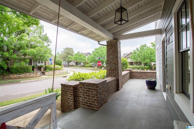 3881 Ross Park Dr, Hoover, AL 35226 - view of patio with a porch