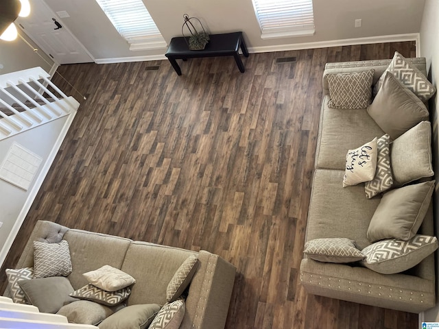 54 Setter Dr, Anniston, AL 36207 - living area featuring wood finished floors