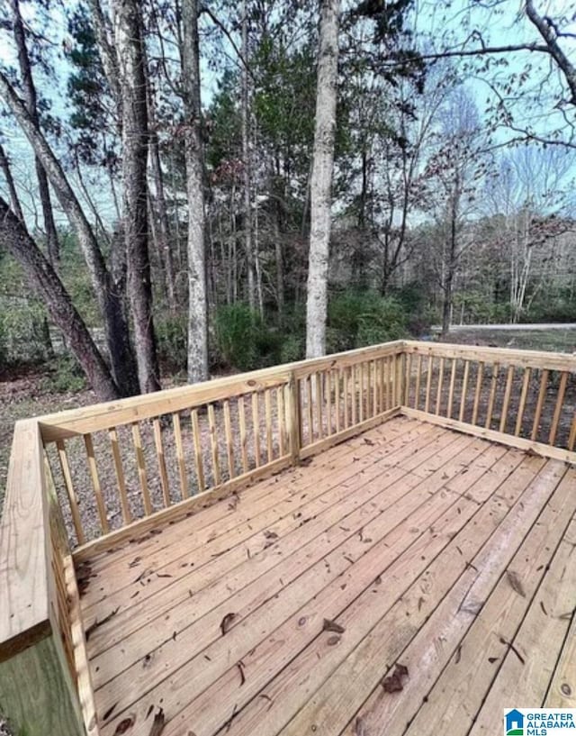 54 Setter Dr, Anniston, AL 36207 - view of wooden terrace