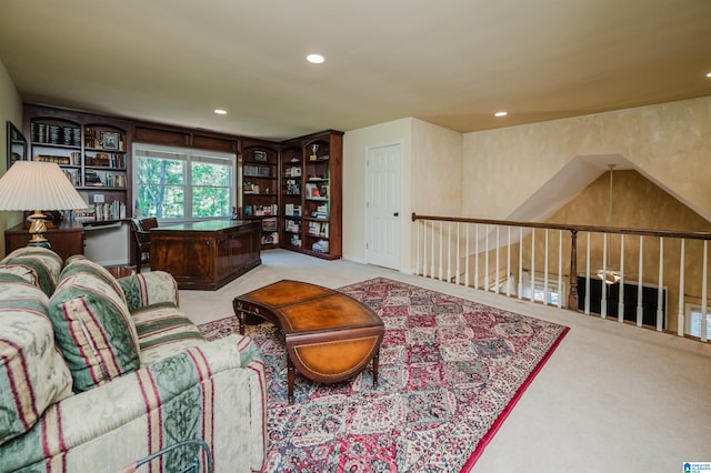 4527 High Court Cir, Hoover, AL 35242 - living room featuring carpet flooring and recessed lighting