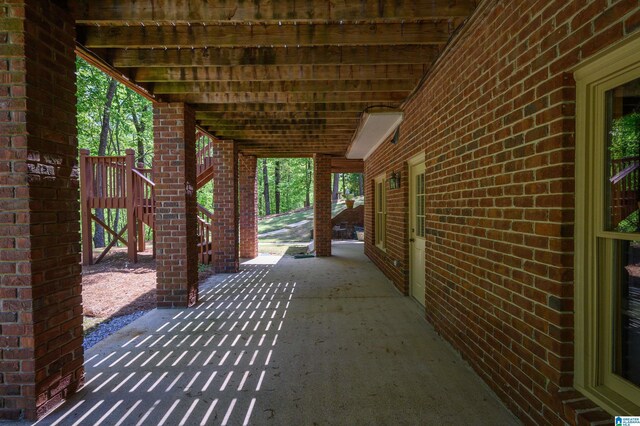 4527 High Court Cir, Hoover, AL 35242 - view of patio / terrace featuring stairway