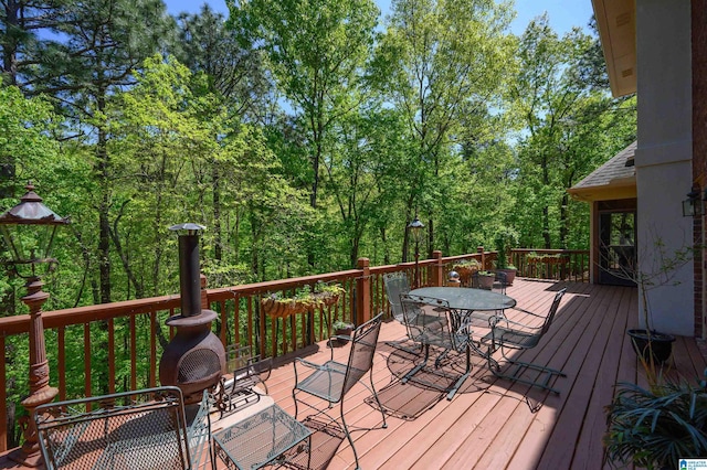 4527 High Court Cir, Hoover, AL 35242 - deck with outdoor dining space