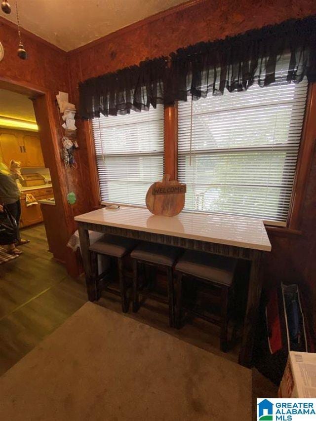 view of dining room