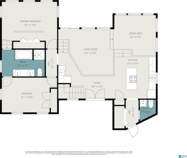 387 Misty Ln, Wedowee, AL 36278 - plan