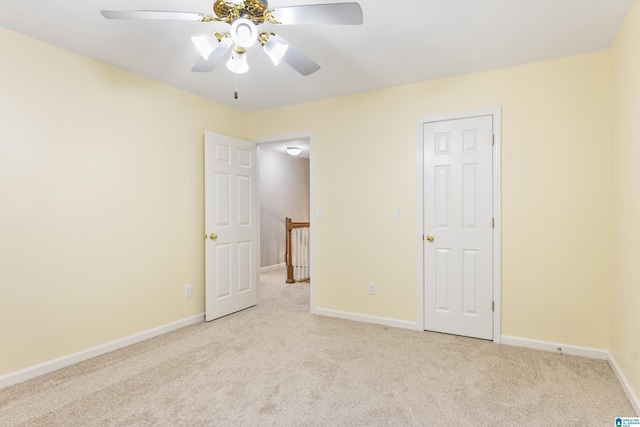 43 Dogwood Dr, Calera, AL 35040 - unfurnished bedroom with baseboards, ceiling fan, and carpet flooring