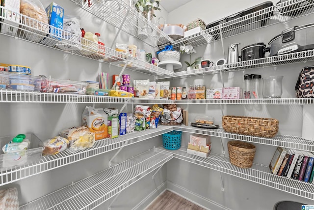 view of pantry