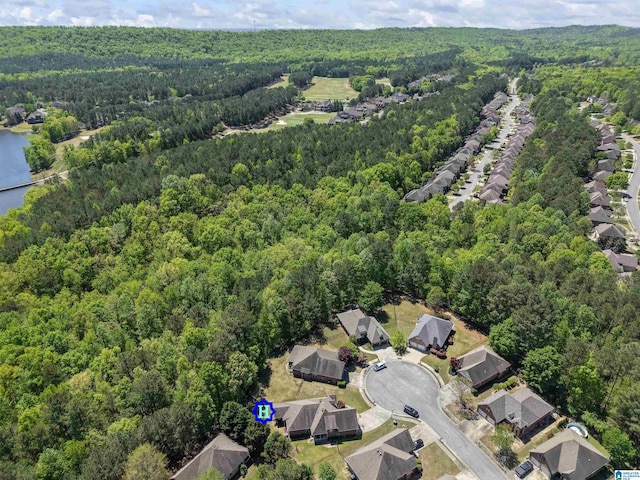 aerial view with a view of trees