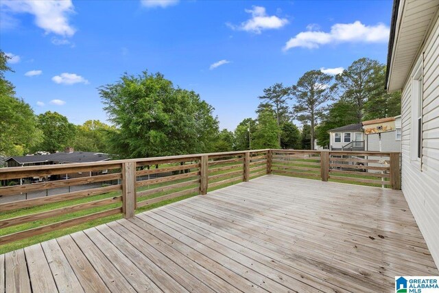 1203 Park Ave, Oneonta, AL 35121 - view of deck