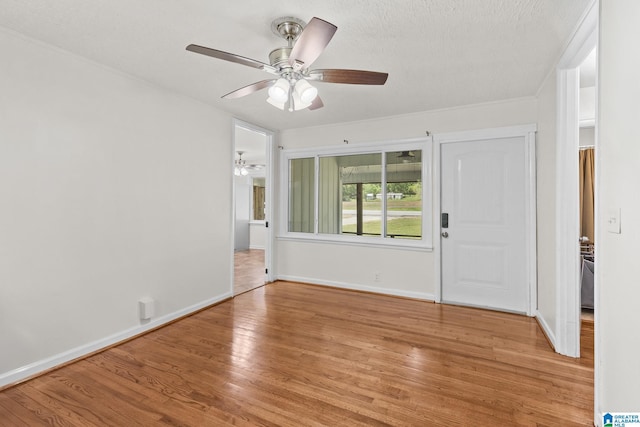 7096 US Highway 231, Cropwell, AL 35054 - interior space with light wood-style flooring, baseboards, and ceiling fan