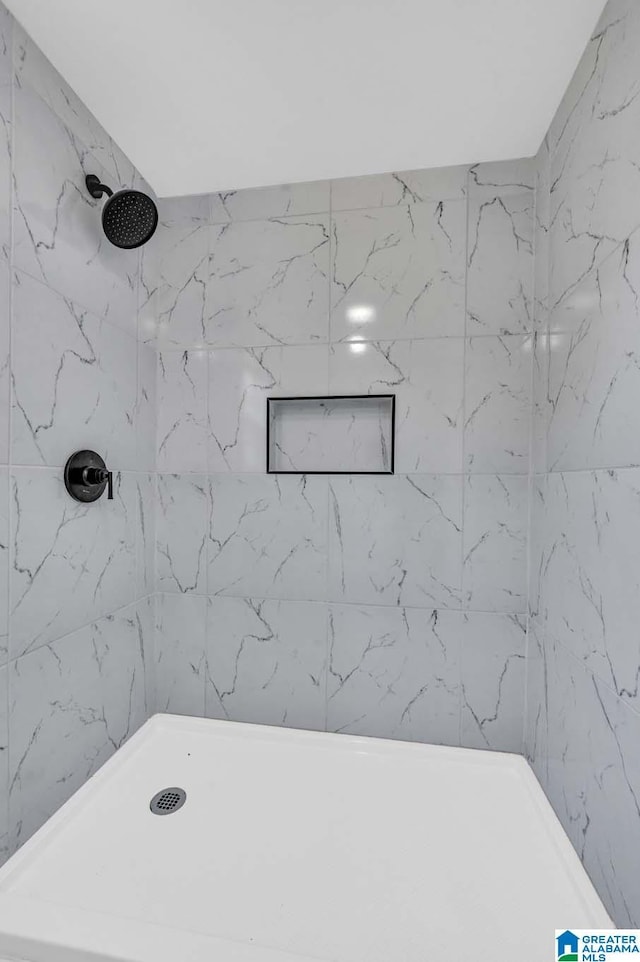 300 6th St, Docena, AL 35060 - full bathroom with a tile shower