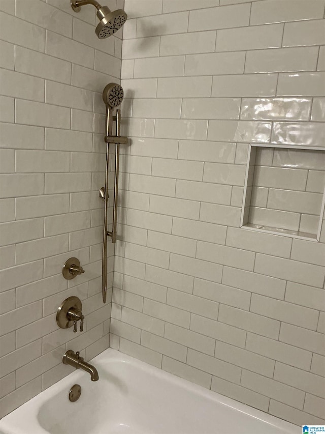 bathroom featuring shower / bathtub combination