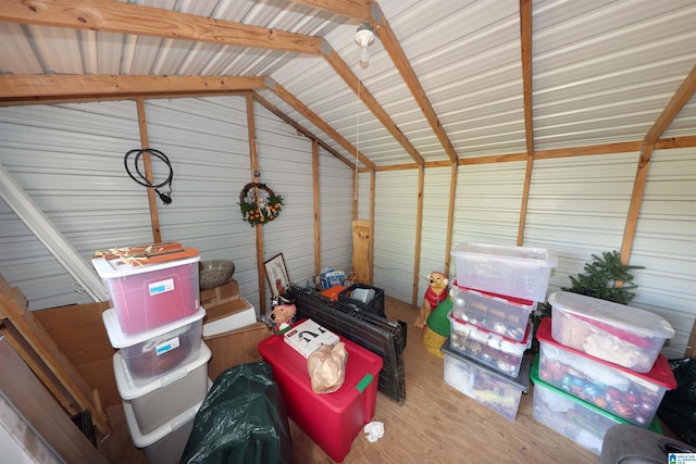 view of storage