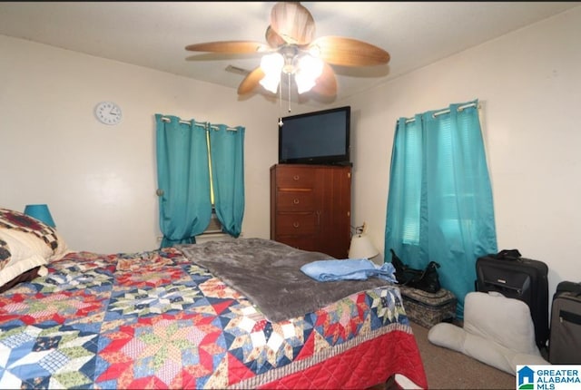 801 Walnut St, Talladega, AL 35160 - bedroom featuring ceiling fan