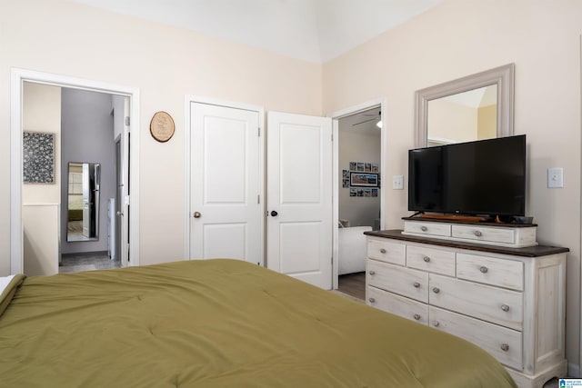 bedroom featuring ensuite bath