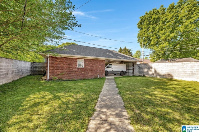 2910 W Meighan Blvd, Gadsden, AL 35904 - exterior space with brick siding, fence, and a front yard