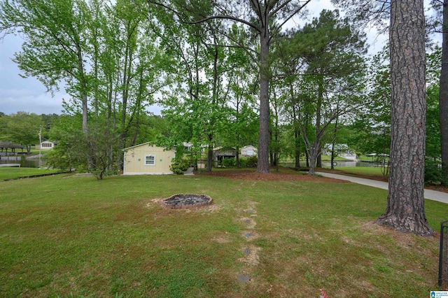 view of yard